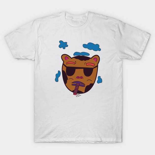 Smoking Honey Bear T-Shirt by BBOONIE